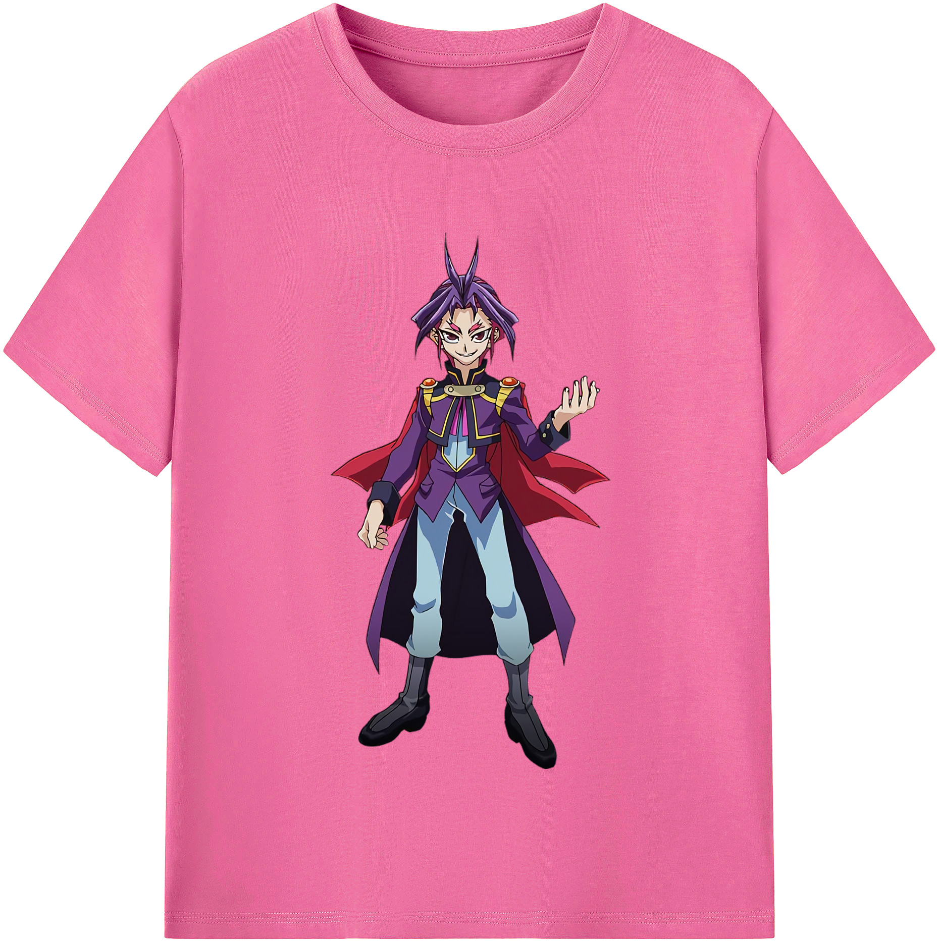 （画像用） 遊☆戯☆王 Yu-Gi-Oh! レディースカジュアルプリントTシャツ（綿100％）